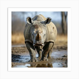 Rhinoceros 5 Art Print