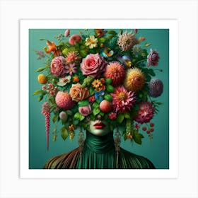 Florabundance The Essence Of Bloom Art Print