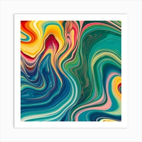 Abstract Painting 9 Art Print