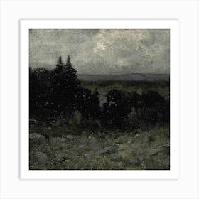 Dark Moody H 3 Art Print