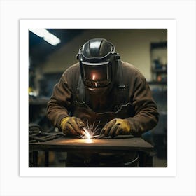 Welder Welding Art Print