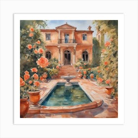 Villa Theresa Art Print