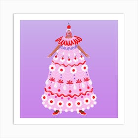 Cake 1 Square Art Print