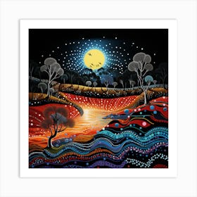 Aboriginal Art 6 Art Print