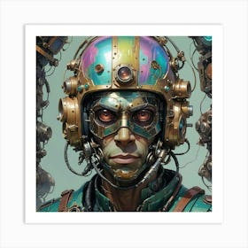 Robot Man Art Print