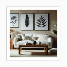 Ferns And Leaves Art Print