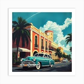 Old Town Miami Art Print