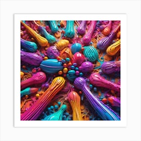 Splatters Art Print