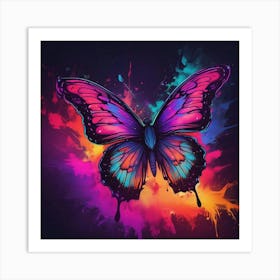 Colorful Butterfly 148 Art Print