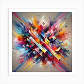 Abstract Painting 42 Art Print