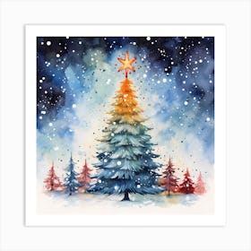 Minty Memories: Yuletide Dreaming 1 Art Print