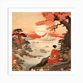 Geisha Art Print