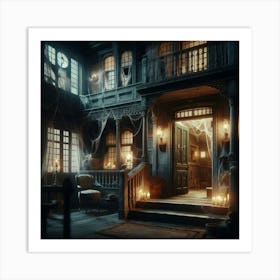 Haunted House 17 Art Print