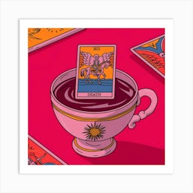 An Illustration Of A Tarot Cup Filled Wi Dfogphe Sqcdyeyamcon6g O87ja9w5qiyzjjvqrvb2cq Art Print