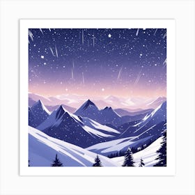 Winter Landscape 33 Art Print