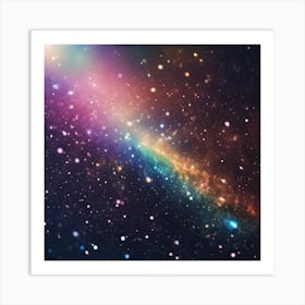 Rainbow Galaxy Art Print