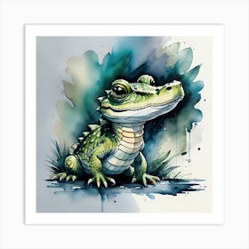 Alligator Art Print