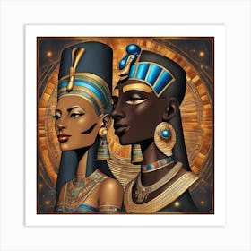 Divine Melanin Love 333 Art Print