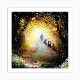 Path Through The Woods Art Print