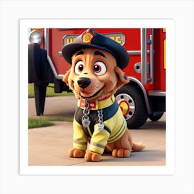 Paw Patrol 1 Art Print