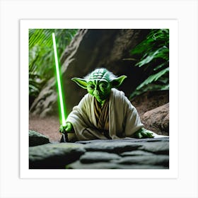 Yoda master Art Print