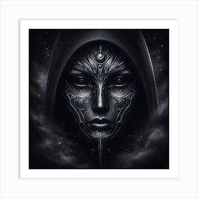 Ethereal Face 1 Art Print