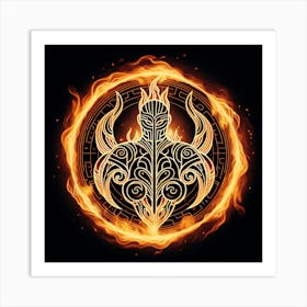 Artiphoria Sagittarius, Maori V (2) Art Print