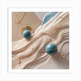 Pastel Celestial Symphony Art Print