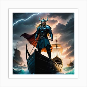 Thor the great Art Print