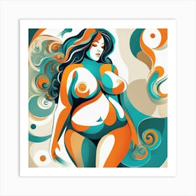 In shape Art Print