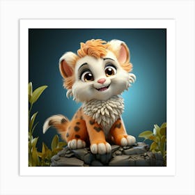 Lion Cub 4 Art Print