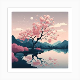 Sakura Tree 3 Art Print