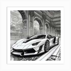 Lamborghini 108 Art Print