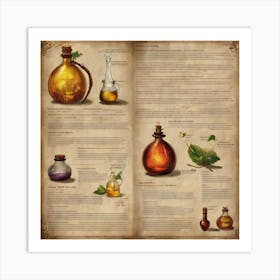 Spells And Potions Art Print