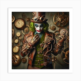 Joker Steampunk 1 Art Print