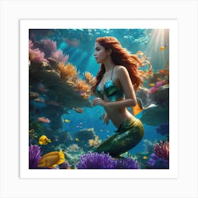 Little Mermaid 8 Art Print