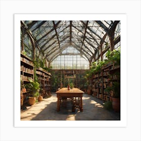 Library 1 Art Print