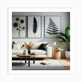 Modern Living Room 15 Art Print