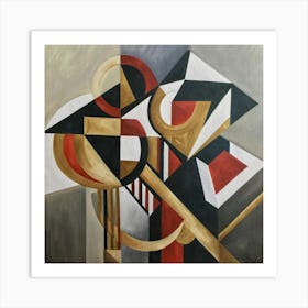 Abstract Painting Cubismo Abstract 9 Art Print