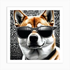 Shiba Inu 12 Art Print