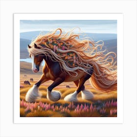 Clydesdale Horse Art Print