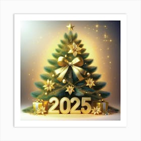 2025 Christmas Tree 7 Art Print