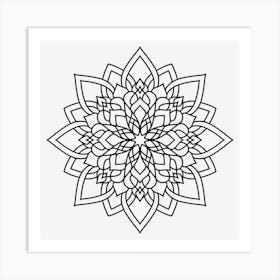 Arabesque Mandala 09 Art Print