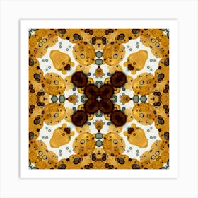 Yellow Spots A Pattern 1 Art Print