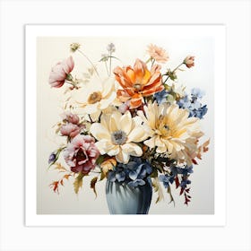 Soft Petal Palette Art Print