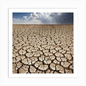 Dry Desert Art Print