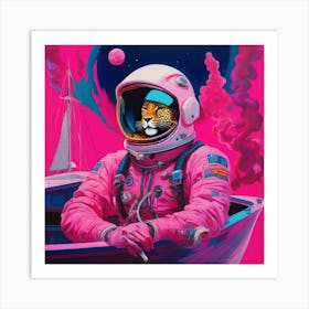 'Safari' Astronaut Art Print