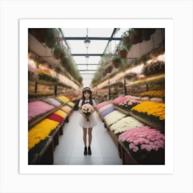 Flower Shop Art Print