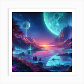 Nebula Art Print