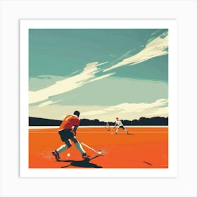 Field Hockey 5 Art Print